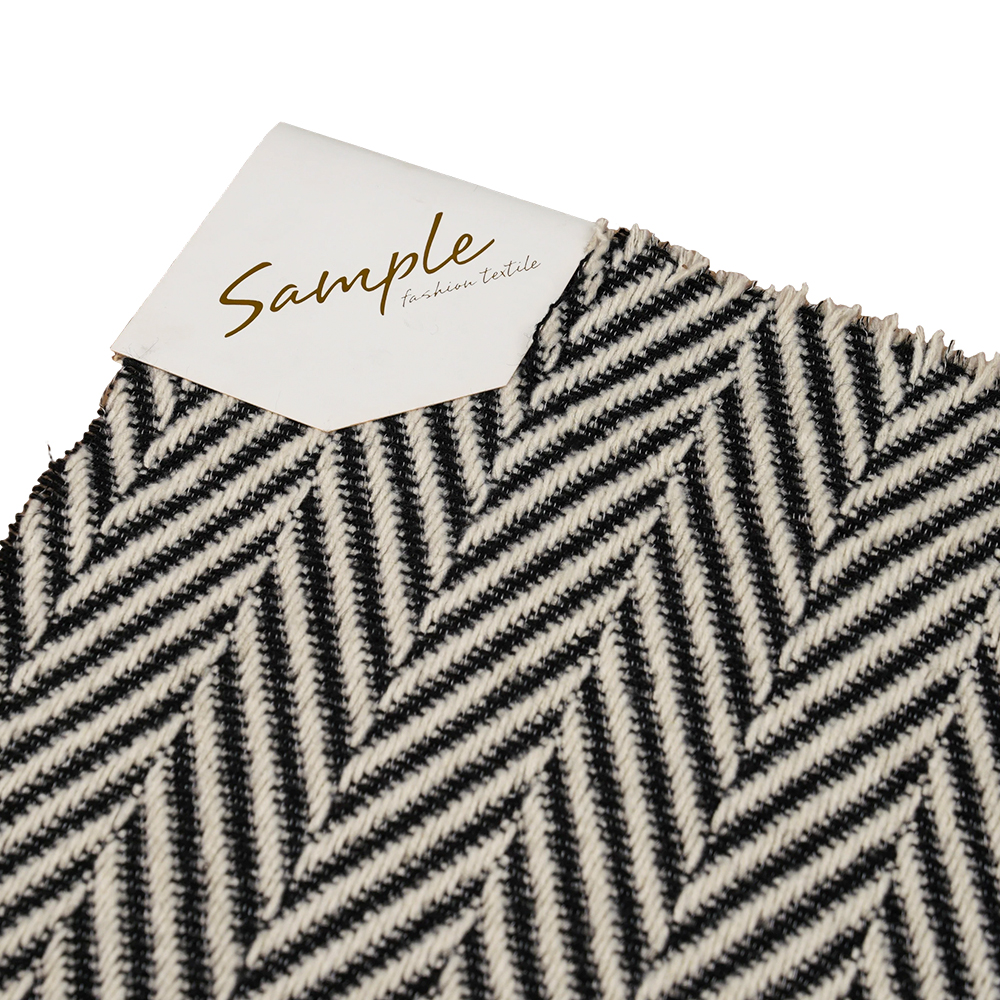 100 % andere, 720 g/m, klassisches Schwarz und Weiß, Tweed-Garn, ML-70230021-22090