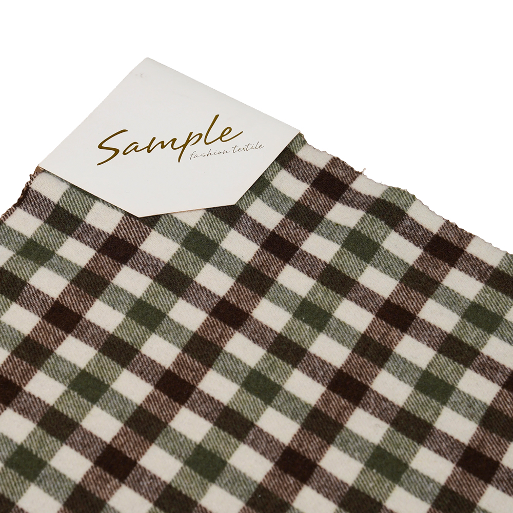 100 % andere, 410 g/m grünes, braunes und weißes Tweedgarn, ML-701234